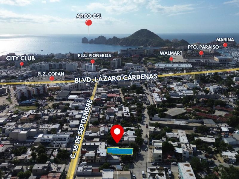 Lot in Colinas de Cabo Baja, Cabo San Lucas