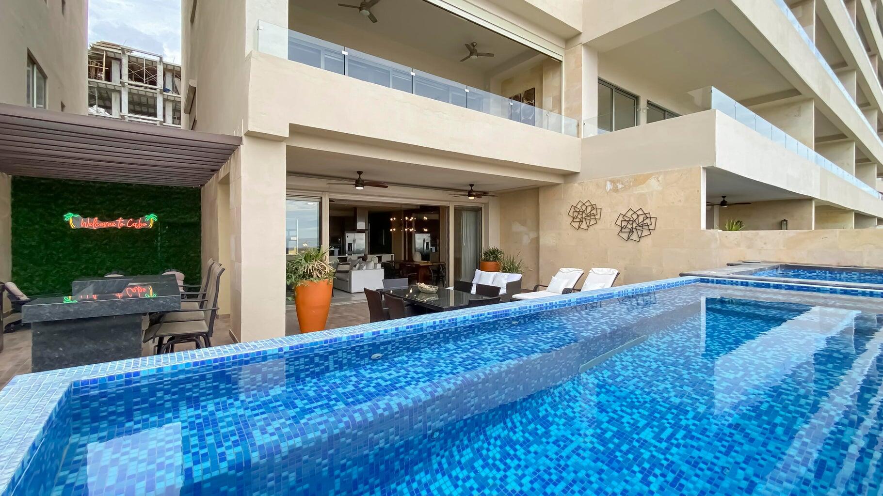 Pool & Jacuzzi Ocean view Vistavela II 3106, Vista Vella II, Cabo Corridor, photo 4