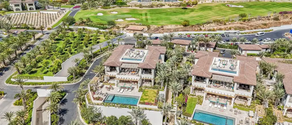 Cabo del Sol Tourist Corridor: DJI_20260216120715_0138_D. Cabo del Sol Tourist Corridor: The Cove Club beach, clubhou...