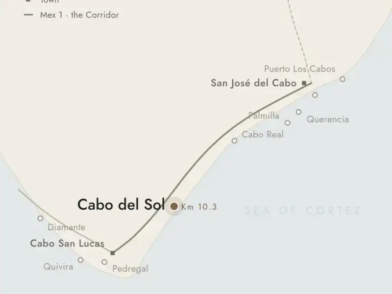 Map of Cabo del Sol