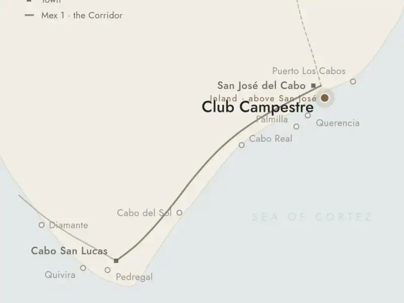 Map of Club Campestre San José