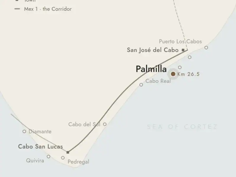 Map of Palmilla
