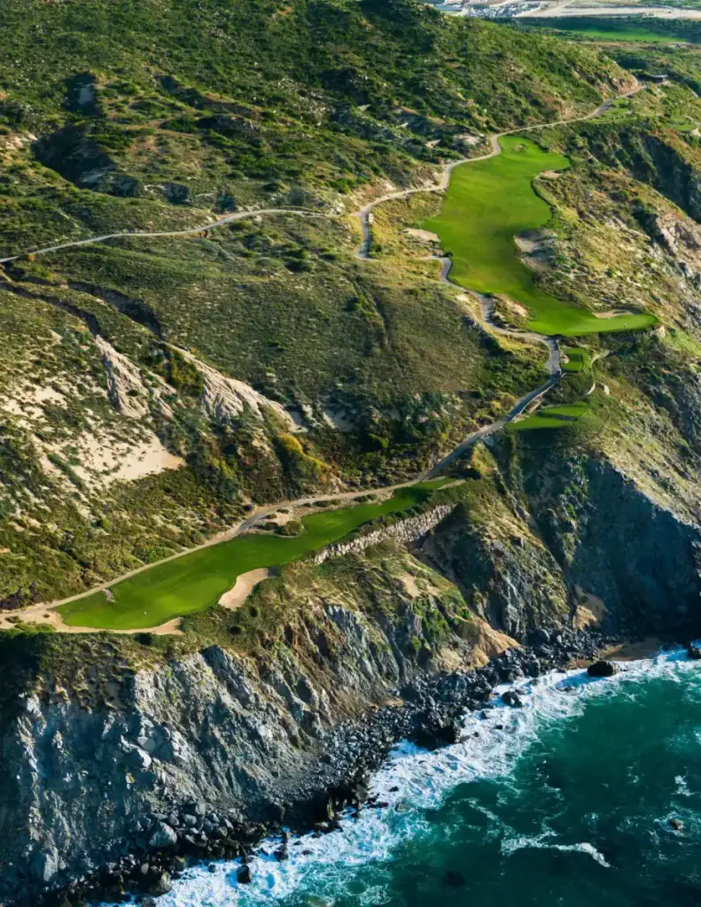 Quivira Cabo Pacific: MLS 20-214 (golf quivira drone 1): Iconic Jack Nicklaus Signature golf course perched along she...